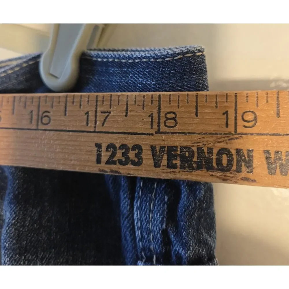 Avirex Shorts Mens 38 Blue Denim Relaxed Baggy Loose Skater Y2K Streetwear Jorts